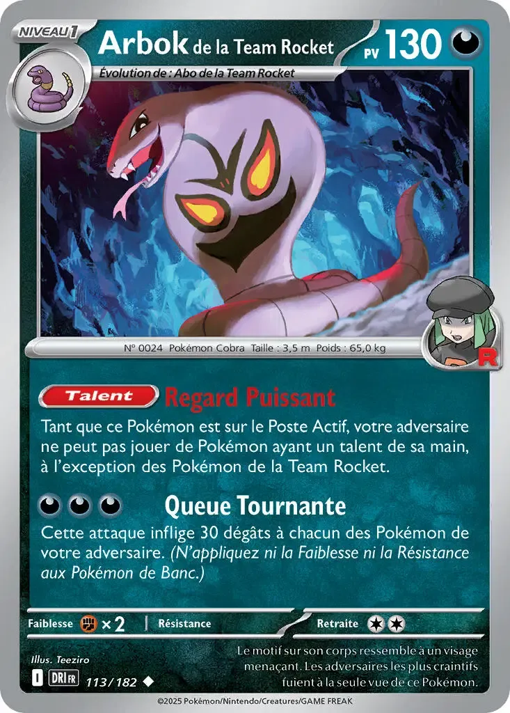 Arbok de la Team Rocket